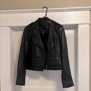 Women's Black Leather Jacket